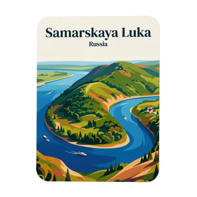 Íman Parque Nacional Samarskaya Luka Rússia (Vertical)