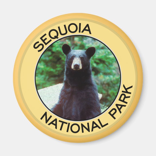Íman Parque Nacional Sequoia (Frente)