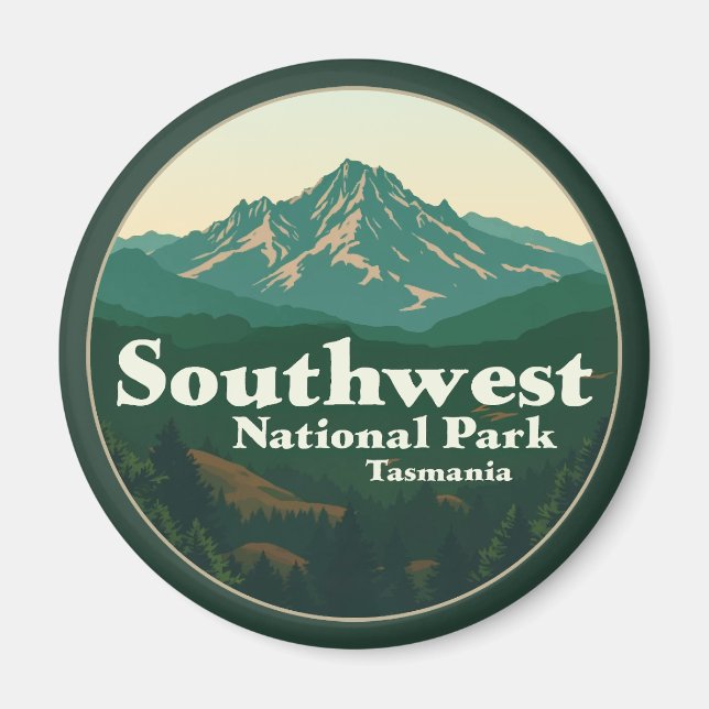 Íman Parque Nacional Sudoeste da Tasmania (Frente)