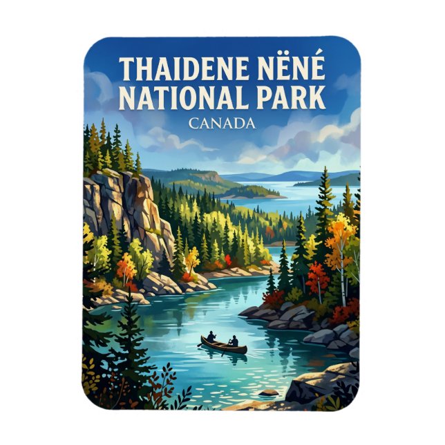 Íman Parque Nacional Thaidene Nëné Canadá (Vertical)