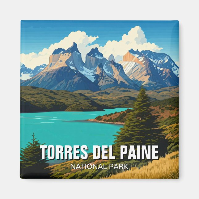 Íman Parque Nacional Torres Del Paine Chile (Frente)