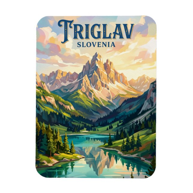 Íman Parque Nacional Triglav Eslovênia (Vertical)