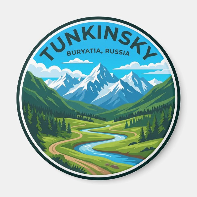 Íman Parque Nacional Tunkinsky Rússia (Frente)