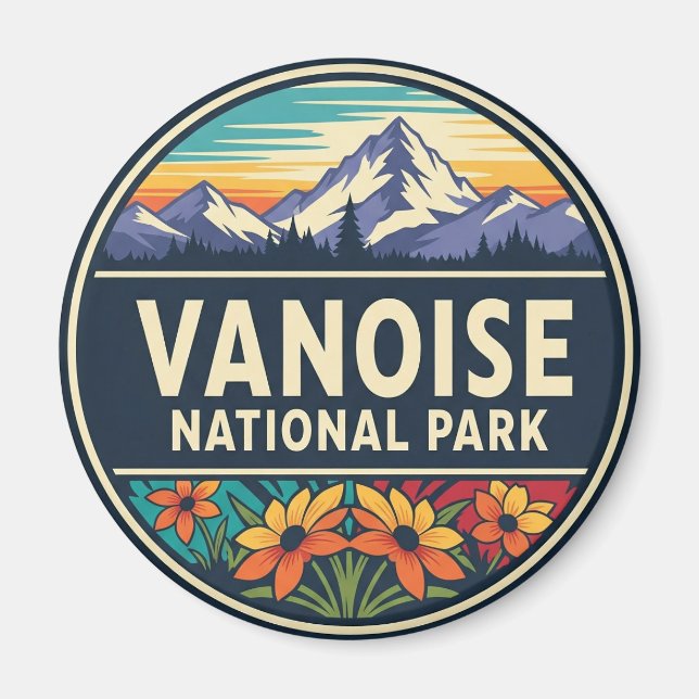 Íman Parque Nacional Vanoise França Viagem (Frente)