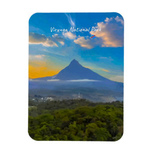 Íman Parque Nacional Virunga, RD Congo - Vulcão Arredon