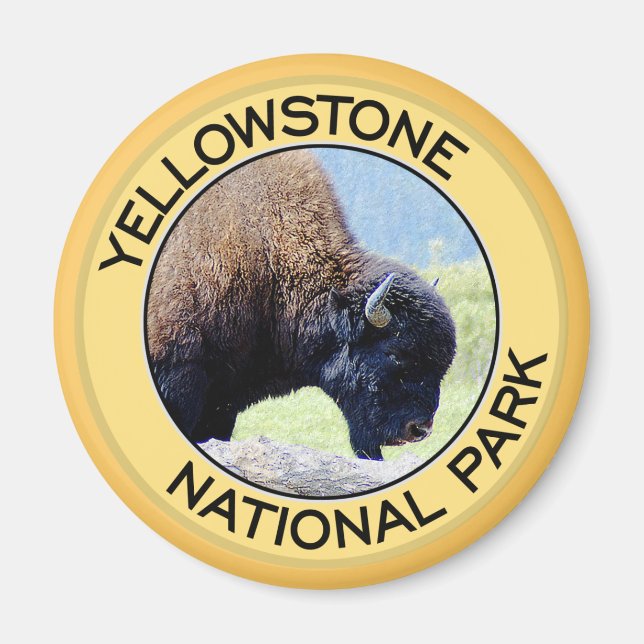 Íman Parque Nacional Yellowstone (Frente)