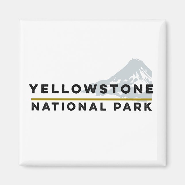 Íman Parque Nacional Yellowstone (Frente)