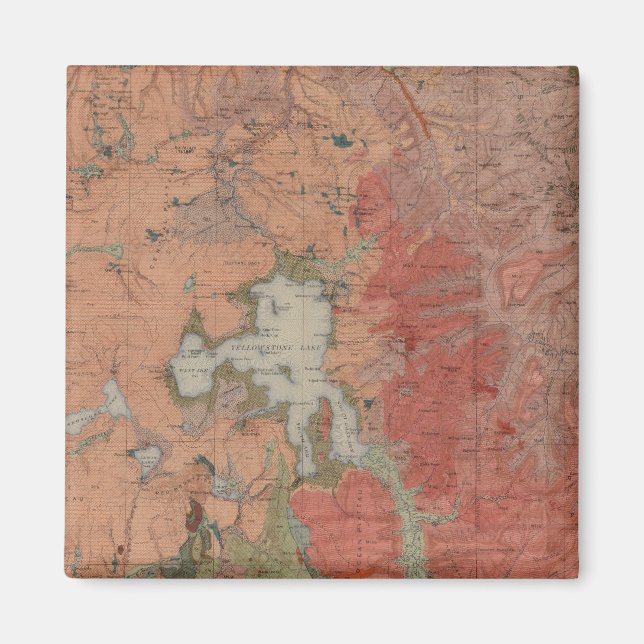 Íman Parque Nacional Yellowstone (Frente)