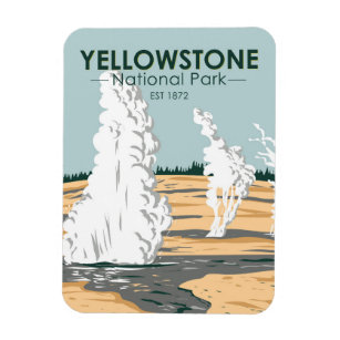 Íman Parque Nacional Yellowstone Norris Geyser Basin