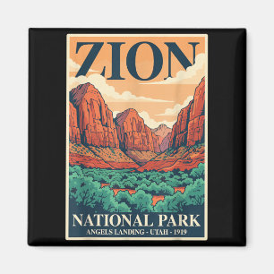 Íman Parque Nacional Zion ao Ar Livre Angels Landing Ut