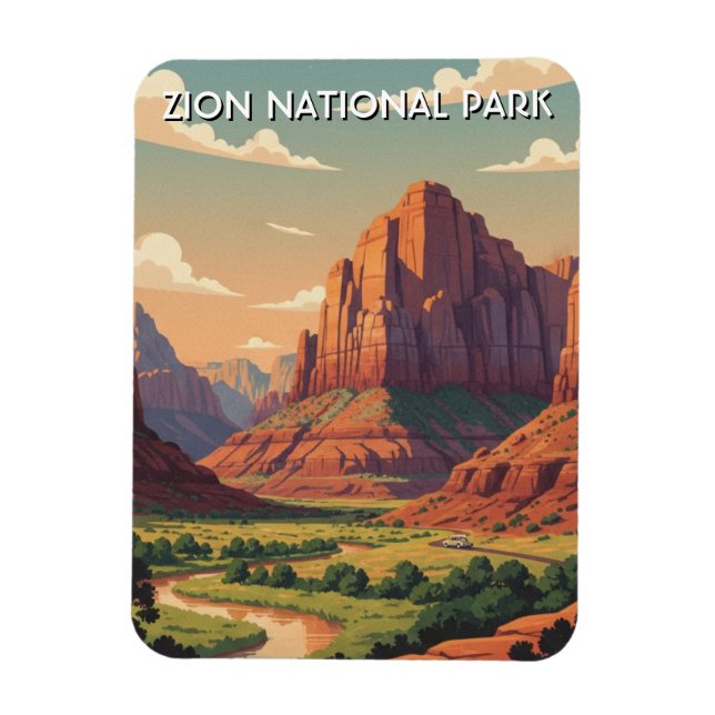 Íman Parque Nacional Zion Utah (Vertical)