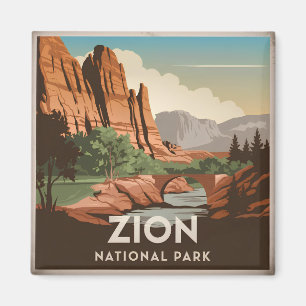 Íman Parque Nacional Zion vintage