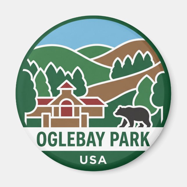 Íman Parque Oglebay EUA (Frente)