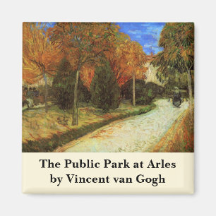 Íman Parque Público de Arles por Vincent van Gogh