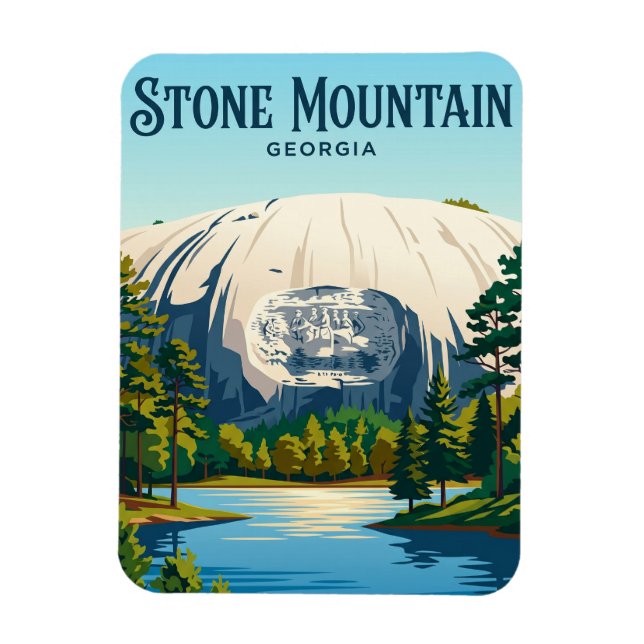 Íman Parque Stone Mountain EUA (Vertical)