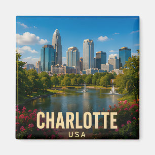 Íman Parque Urbano Charlotte Carolina do Norte Viagem