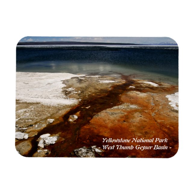 ÍMAN  PARQUE YELLOWSTONE, BACIA DE GÊISER WEST THUMB (4) (Horizontal)