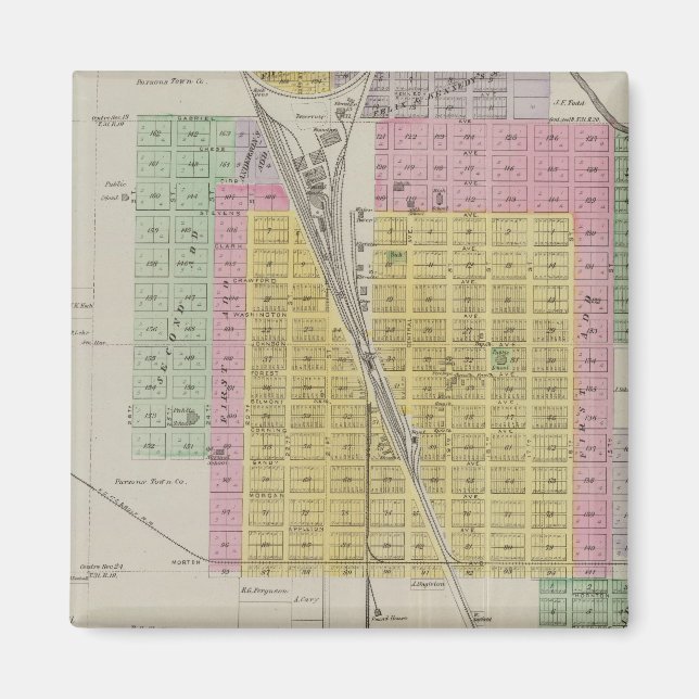 Íman Parsons, Labette County, Kansas (Frente)