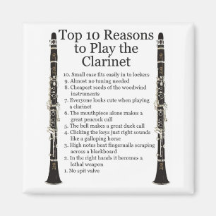 Íman Parte superior 10 do clarinete