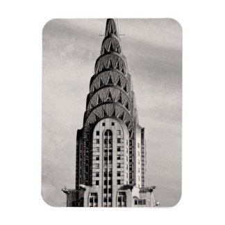 Íman Parte superior do edifício Chrysler NYC - B&W