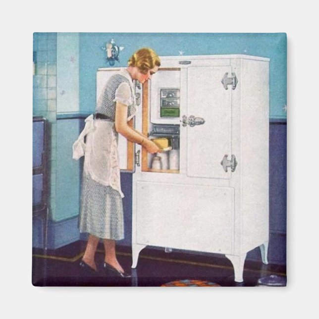 Íman Parteira retrô (Frente)