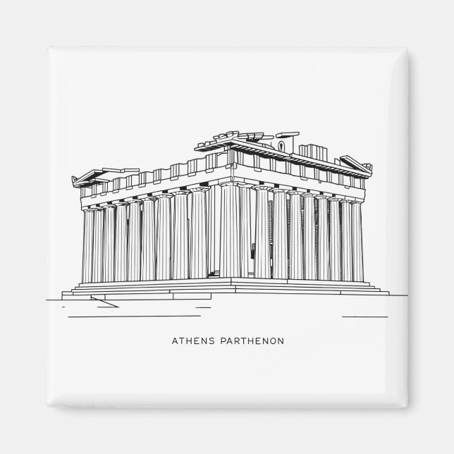 Íman Parténon de Atenas 2 (Frente)