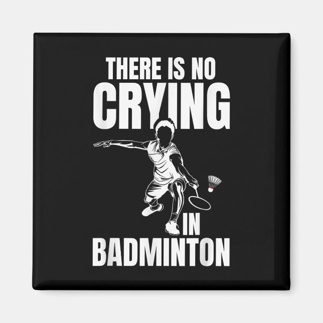 Íman Partida de Badminton Sorte Habilidade Equipe Petec (Frente)
