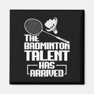 Íman Partida de Badminton Talento Shuttle Jogador Badmi