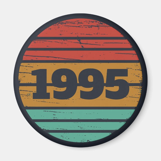 Íman Partido aniversário de 30 anos personalizado de tr (Frente)