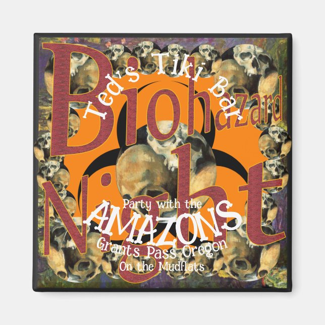 Íman Partido do Bar de Tiki com as Amazônia sobre os Mu (Frente)