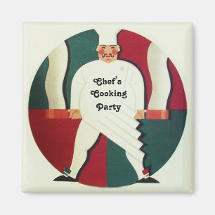 Íman PARTIDO do COZINHAR do COZINHEIRO CHEFE do