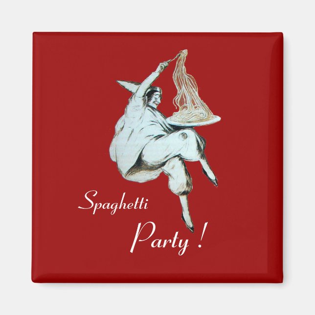 Íman PARTIDO ESPAGHETTI ITALIANO KITCHEN, RESTAURANTE v (Frente)