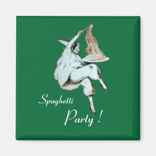 Íman PARTIDO ESPAGHETTI ITALIANO KITCHEN, vermelho REST