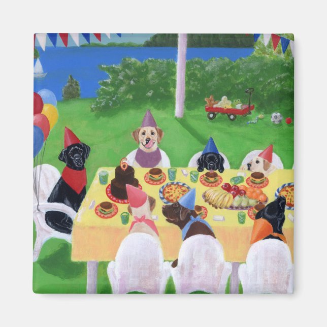 Íman Partido Labrador (Frente)