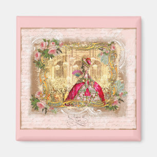 Íman Partido Marie Antonette Versailles Rosa