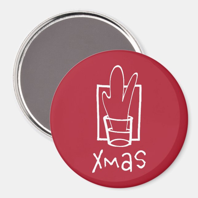 Íman Partido Xmas (Front/Back)