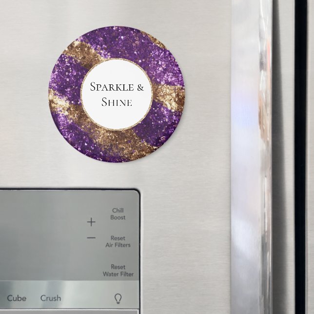 Íman Parto Dourado Roxo (In Situ (Fridge))