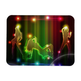 Íman Party Girls Modern Trendy Neon Lights