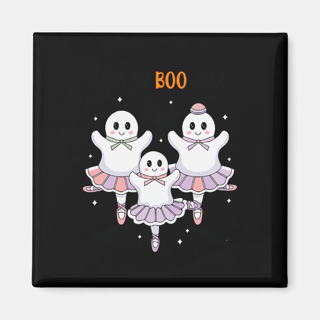 Íman Pas De Boo-rée Balé Dancer Spooky Ghost Hallowee (Frente)