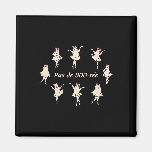 Íman Pas De Boo-rée Funny Balé Spooky Ghosts Dance Ha (Frente)