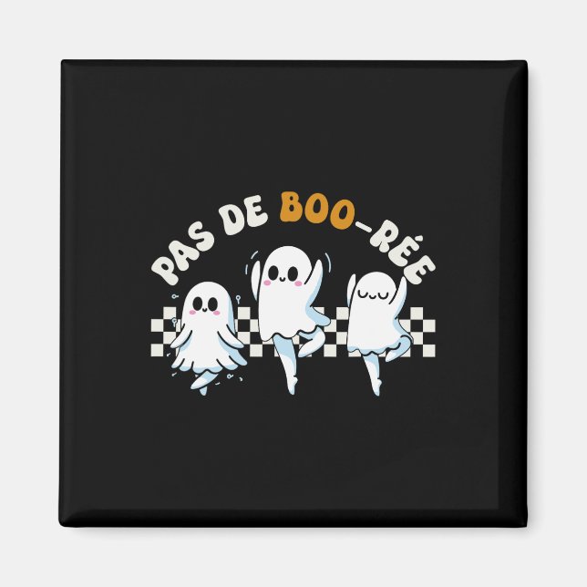Íman Pas De Boo-rée Spooky Halloween Dança de Balé Fant (Frente)