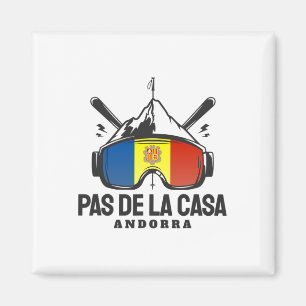 Íman Pas De La Casa Andorra Ski Resort Skiing Retroativ