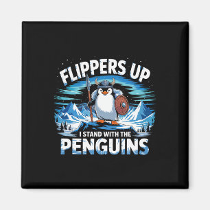 Íman Pás Para Cima Eu Fico Com Pinguins Engraçados