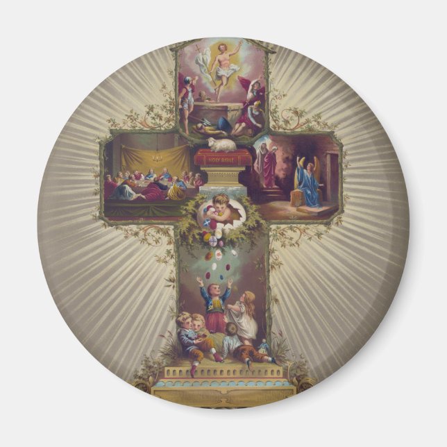 Íman Páscoa Cross (Frente)