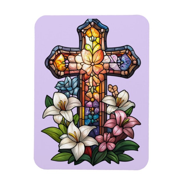 Íman Páscoa Cross Magnet (Vertical)