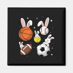 Íman Páscoa de futebol de basquetebol