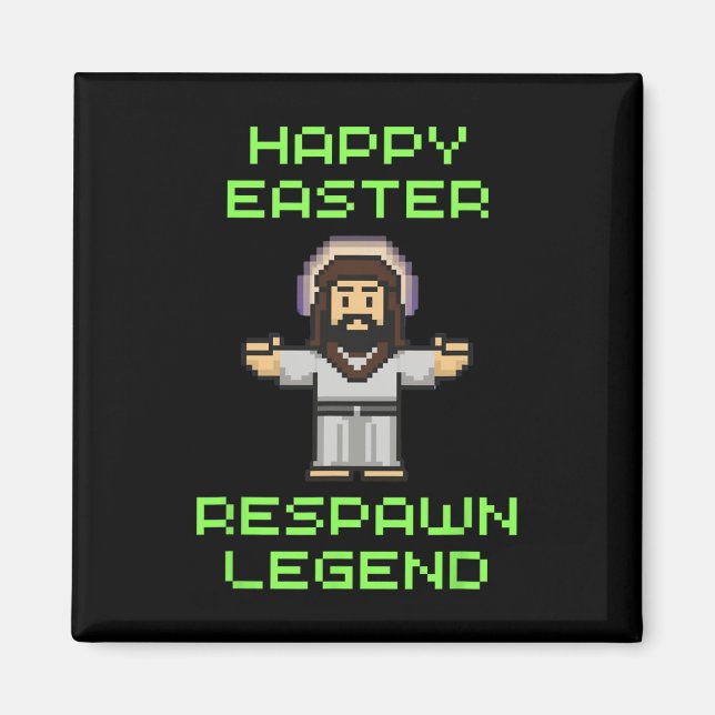 Íman Páscoa engraçada Jogo Jesus - Lenda de reprodução  (Frente)