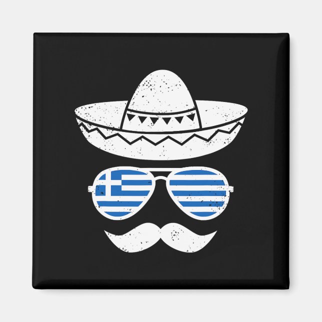 Íman Páscoa Grega Pulga Cinco De Mayo Mexicanos Para (Frente)