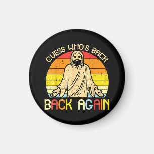 Íman Páscoa Jesus Adivinhe Quem Está de Volta Religioso