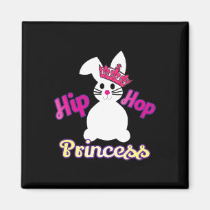 Íman Páscoa Para Raparigas Todlers Hip Hop Princess Bun